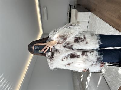 Kahve Desenli Lolita Kürk