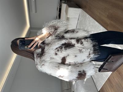 Kahve Desenli Lolita Kürk