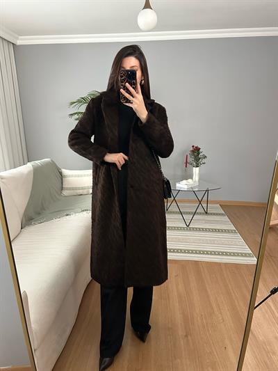 Kahve Desenli Tusla Kaban