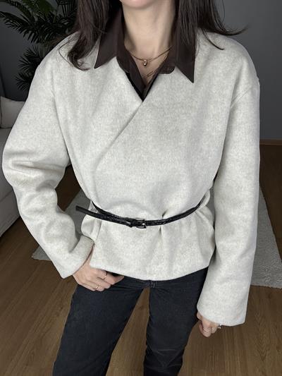 Kelly Ekru Ceket