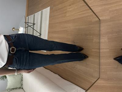 Kemerli Flare Kesim Jean