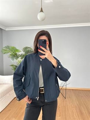 Lacivert Bomber Ceket