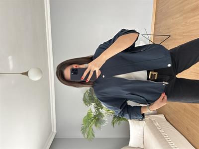 Lacivert Bomber Ceket