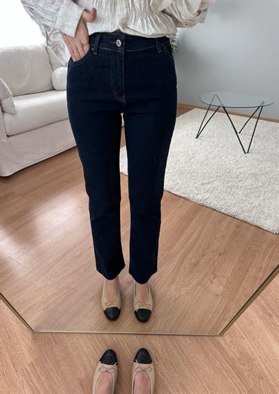 Lacivert Boyfit Jean