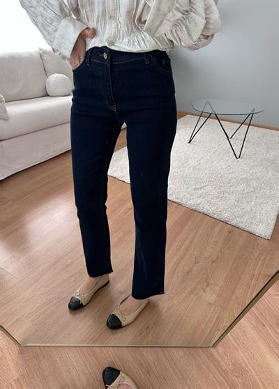 Lacivert Boyfit Jean