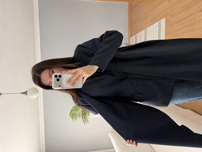 Lacivert Şal Yaka Blazer Ceket 