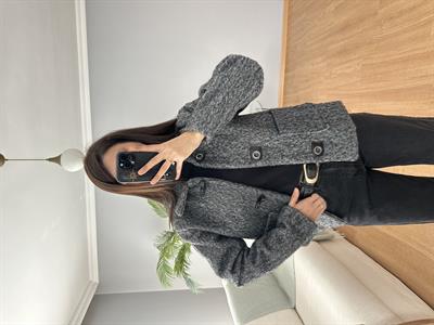 Lana Füme Yün Ceket 