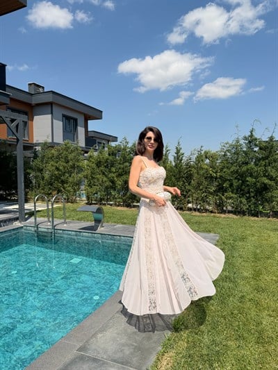 Layared Maxi Elbise 