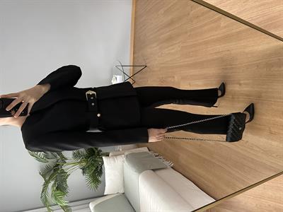 Lili Siyah Kemerli Premium Takım