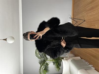 Lina Siyah Renk Kürk