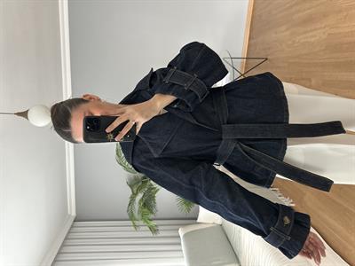 Notte Kuşaklı Denim Ceket 