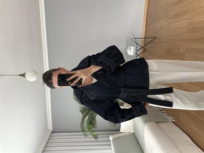 Notte Kuşaklı Denim Ceket 
