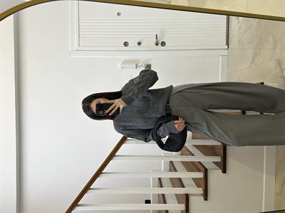 Örgü Model Gri Renk Kazak
