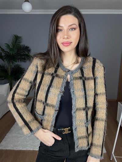 Orj Marka Üç Renk Hırka