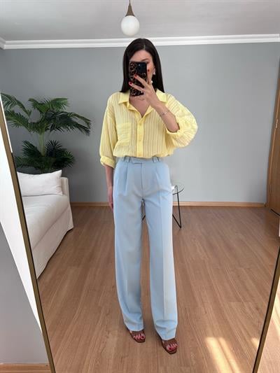 Pastel Mavi Palazzo 