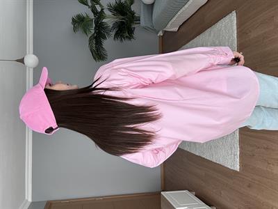Pembe Poplin Gömlek 