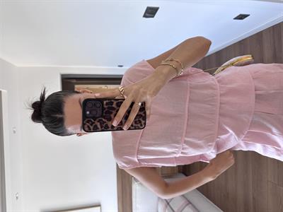 Peony Pembe Keten Takım