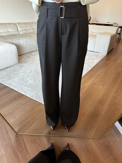 Premium Kemerli Kahve Palazzo