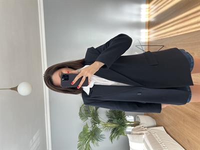 Premium Lacivert Blazer