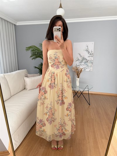 Romy Şal Detaylı Elbise
