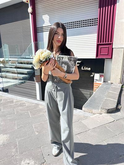 SAME GRİ YELEKLİ TAKIM 