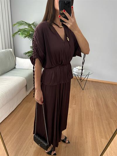 Satina Kahve Takım