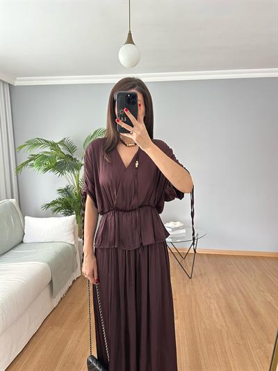 Satina Kahve Takım