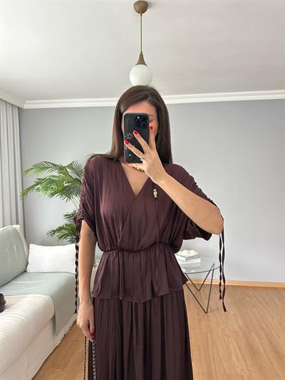 Satina Kahve Takım