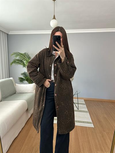 Selene Leopar Ceket 
