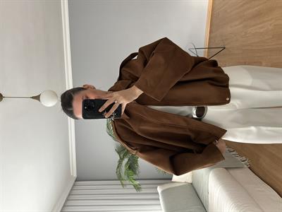 Taba Bomber Süet Ceket  