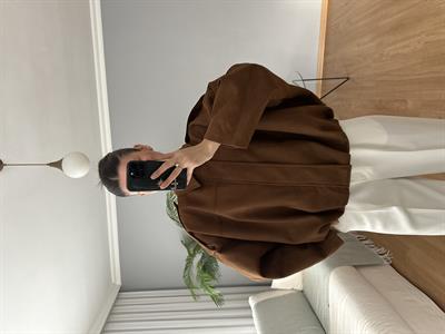 Taba Bomber Süet Ceket  