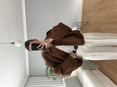 Taba Bomber Süet Ceket  