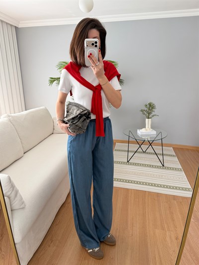 Tencel Denim Pantolon 