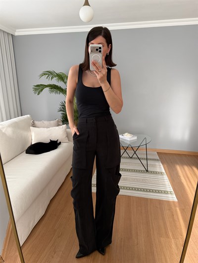 Tencel Kargo Pantolon