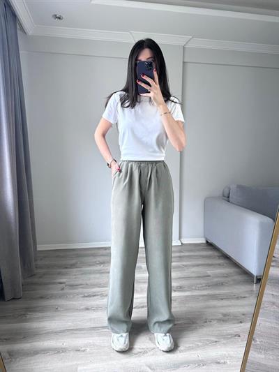 Tensel Yeşil Pantolon 