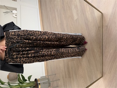 Üç Çizgili Leopar Pantolon