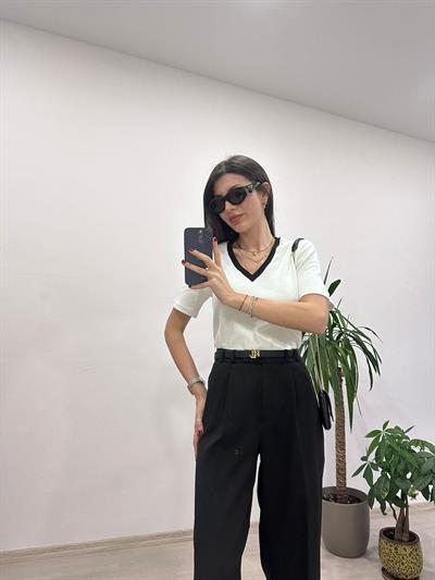 VERONICA BEYAZ TİŞÖRT 