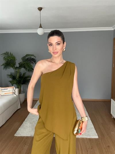 Asymmetric Yağ Yeşili Takım