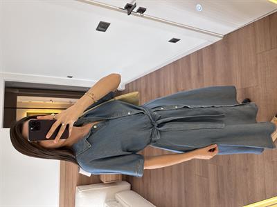 Yumuşak Denim Elbise 