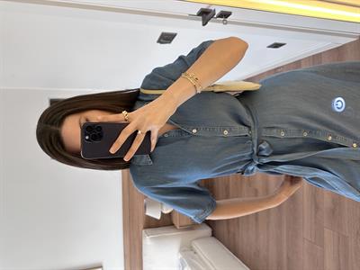 Yumuşak Denim Elbise 