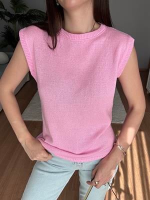 ZR Pembe Merserize Bluz 