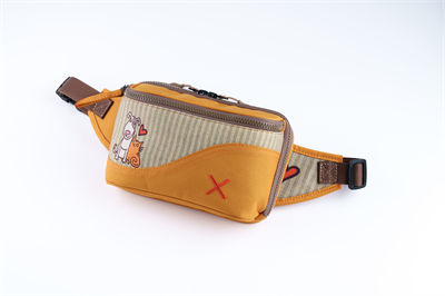 🐶🐱 Sevimli Dostlar Tasarımlı Çok Amaçlı Bel Çantası – Günlük Hayatın En Tatlı Kurtarıcısı! Sarı