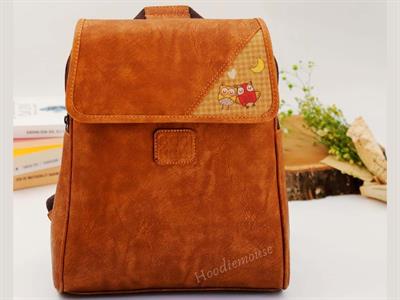 Baykuş Figürlü Business Sırt Çantası Etnik Bohem Style - TABA