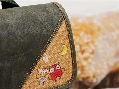 Baykuş Figürlü Business Sırt Çantası Etnik Bohem Style - YESİL