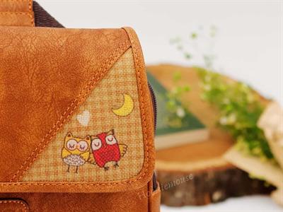 Baykuş Figürlü Business Sırt Çantası Etnik Bohem Style - TABA