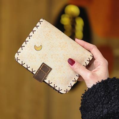 Aşkın Simgesi Baykuş Figürlü Küçük Cüzdan (Bohem Retro Vintage)