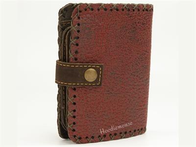 Baykuş Figürlü Küçük Cüzdan Etnik Bohem Retro Style - Bordo