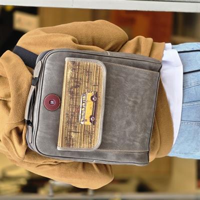 Wosvos Figürlü Unisex Canta Hem Sırt Hem Capraz Hem Elde Etnik Bohem Style - GRİ