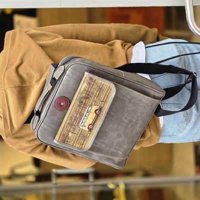 Wosvos Figürlü Unisex Canta Hem Sırt Hem Capraz Hem Elde Etnik Bohem Style - GRİ