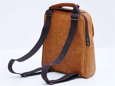 Bisiklet Figürlü Unisex Canta Hem Sırt Hem Capraz Hem Elde Etnik Bohem Style - TABA